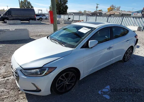 2017 Hyundai Elantra Limited from USA, damaged, VIN 5NPD84LF8HH052508